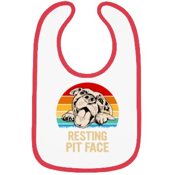 Discover Resting Pit Face Bibs