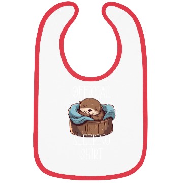 Discover Official sleeping pajama Bibs sea otter