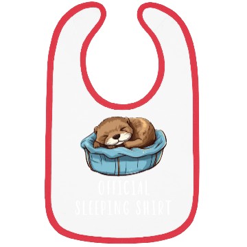 Discover Official sleeping pajama Bibs sea otter
