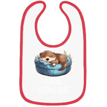 Discover Official sleeping pajama Bibs sea otter