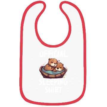 Discover Official sleeping pajama Bibs sea otter