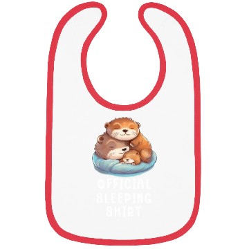 Discover Official sleeping pajama Bibs sea otter