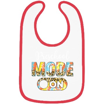 Discover Tie Dye Back To School Preschool Mode On Leopard Bibs