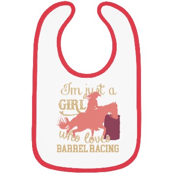 Discover Cowgirl Who Loves Barrel Racing Bibs