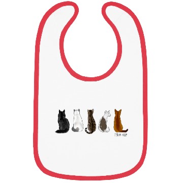 Discover I Love Cats For Cat Bibs