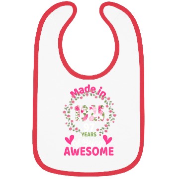 Discover 97 97Th Born In 1925 Floral Bibs