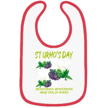 Discover St Urhos Day Grasshopper Grapes Vineyard Minnesota Bibs