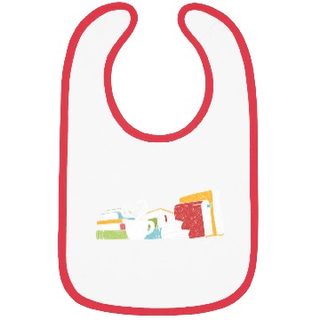 Discover Tea And Book Reading Bibs