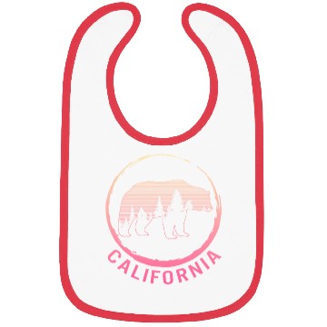 Discover California State Bear Camping Nature Hiking Trip Bibs