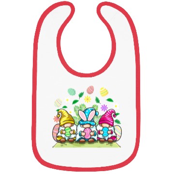Discover Happy Easter Gnomes Egg Hunting For Bibs