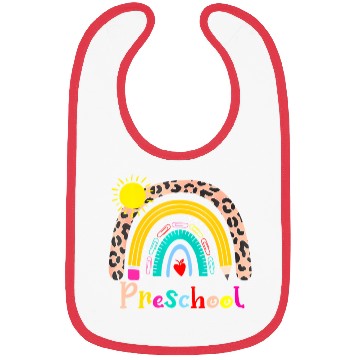 Discover Team Preschool Squad Back To School Rainbow Teache Bibs