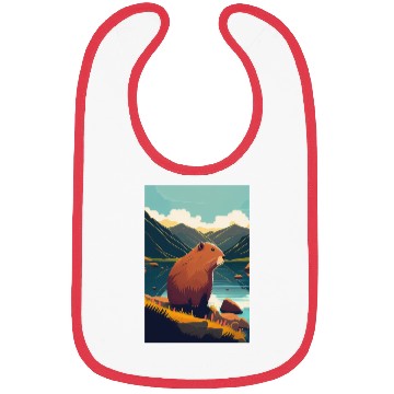 Discover Capybara Nature Capibara Bibs