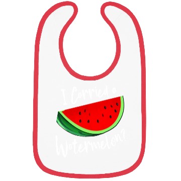 Discover I Carried A Watermelon Tropical Summer Vibes Fruit Bibs