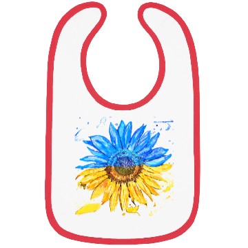 Discover Ukraine Flag Sunflower Ukrainian Support Bibs