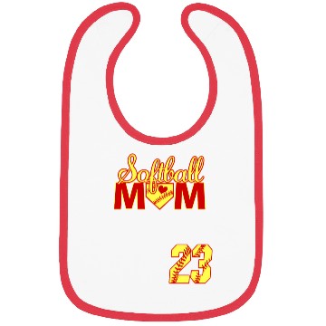 Discover Softball Mom Mother'S Day 23 Fastpitch Jersey Numb Bibs