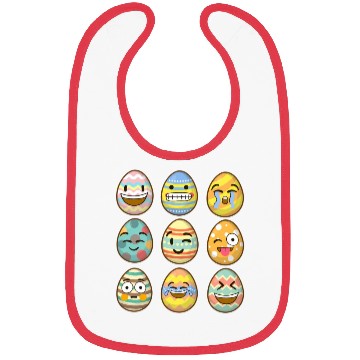 Discover Happy Easter Eggs Bibs
