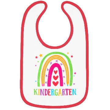 Discover Kindergarten Rainbow Teacher Student Back To Schoo Bibs