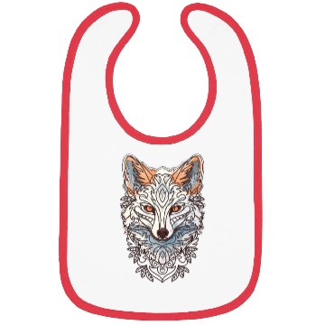 Discover Tribal Fox Design Bibs