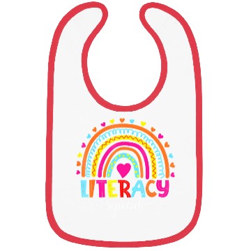 Discover Literacy Squad Reading Teacher Rainbow Back To Sch Bibs
