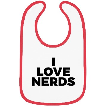 Discover I Love Nerds Bibs
