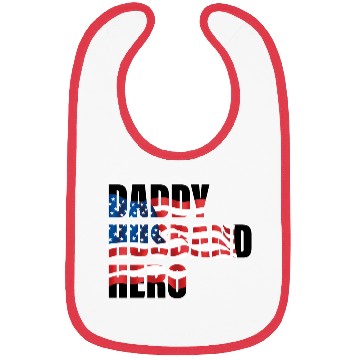 Discover Daddy Husband Hero Bibs
