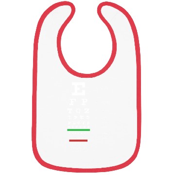 Discover Snellen Eye Chart Test Bibs