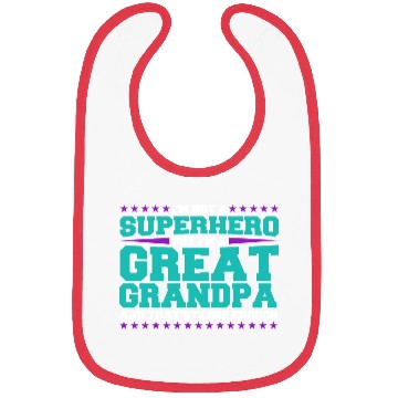 Discover Superhero Great Grandpa Bibs