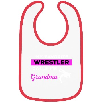 Discover Wrestling Grandma Bibs