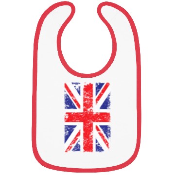 Discover Union Jack British Flag Great Britain Novelty Bibs