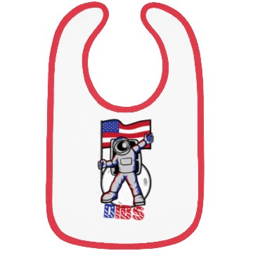 Discover 4th Of July Independence Day Us Flag Bibs