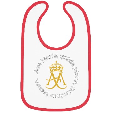 Discover Ave Maria Catholic Rosary Bibs