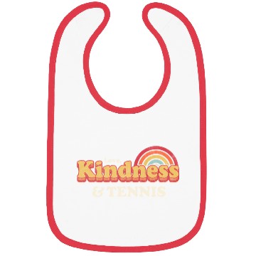Discover Tennis Love Kindness And Tennis Bibs