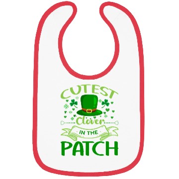 Discover Cutest Clover In The Patch St PatricDay Bibs