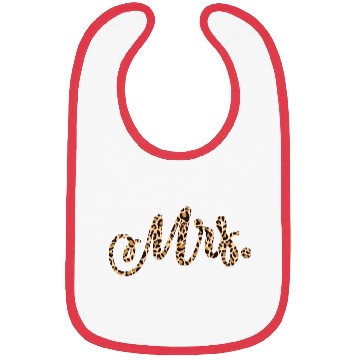 Discover Bride Groom Mrs Leopard Print Wedding Bibs