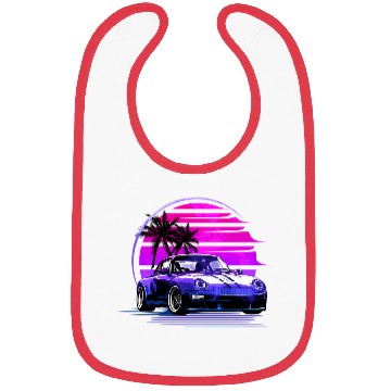 Discover Vaporwave Sunset 80S Car Bibs