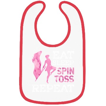 Discover Eat Sleep Spin Toss Repeat Color Guard Winter Marc Bibs
