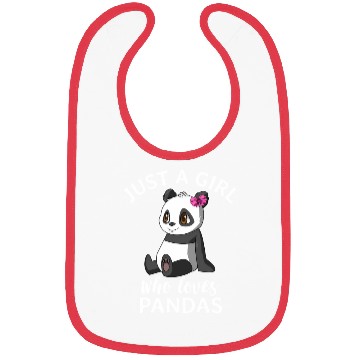 Discover Just A Who Loves Pandas Panda Bibs