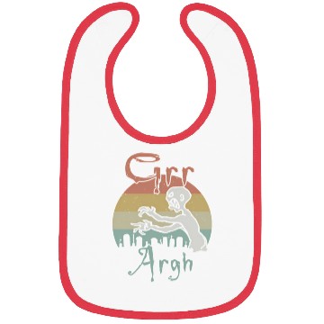 Discover Zombie Dead Mummy Grr Argh Halloween Bibs