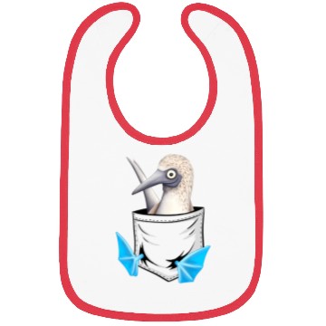 Discover Bird Drawing Fancy Blue Foot Booby In Pocket Bibs