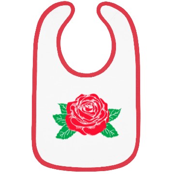 Discover Red Rose Flower Aesthetic Soft Grunge Punk E Bibs