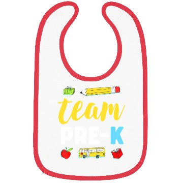 Discover Team Pre-K Teacher First Day Preschool Back to Sch Bibs