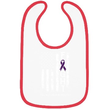 Discover Chiari Malformation Warrior Us Flag Bibs