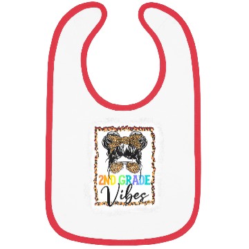 Discover Leopard Messy Bun Bleached Girls 2nd Grade Back To Bibs