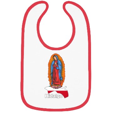 Discover Virgen De Guadalupe With Hidalgo Mexico Bibs