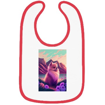 Discover Pomeranian Nature Bibs