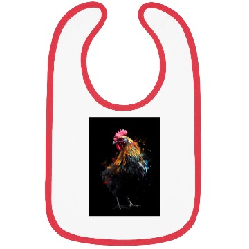 Discover Chicken Colorful Farmer Bibs