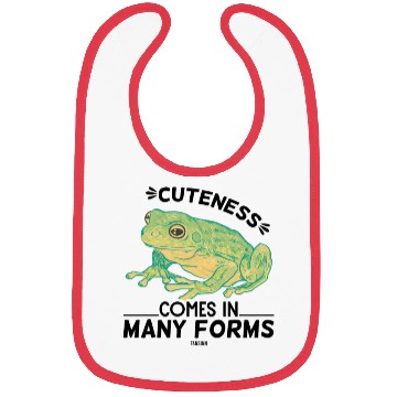 Discover green frog Bibs