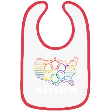 Discover Raleigh Pride Month Pride Flag LGBT Community LGBT Bibs