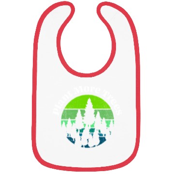 Discover Plant More Trees Save Planet Earth Tree Hugger Ear Bibs