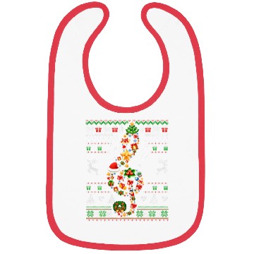Discover Music Note Ugly Musical Teacher Sing Carol Bibs